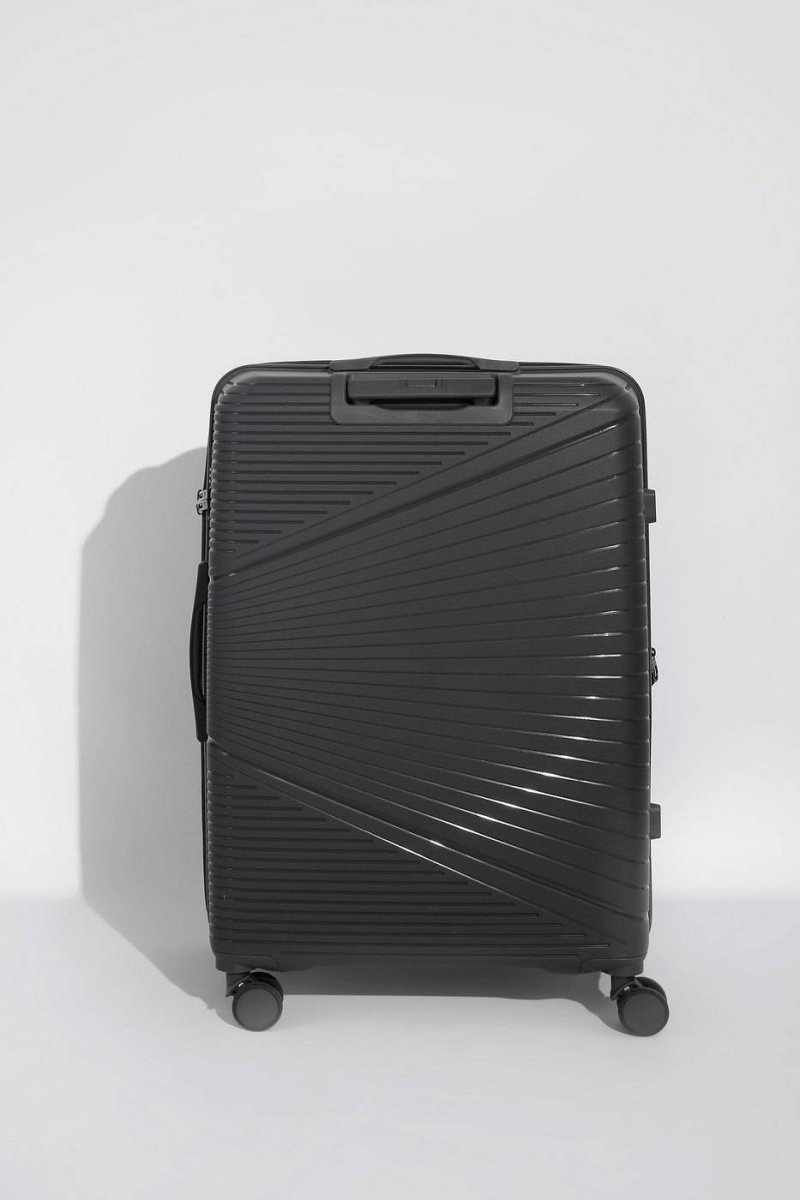 49M-008-428 Чемодан 4-х колесный (серый/49*77*33/полипропилен/L/4,8 кг/106 литров/Eberhart)