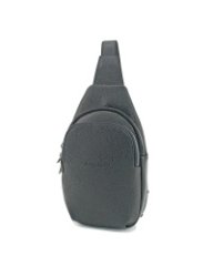 В2842-00140 Сумка слинг (чёрный) (черный/15*29*6/текстиль/натуральная кожа/S/Bagsland)