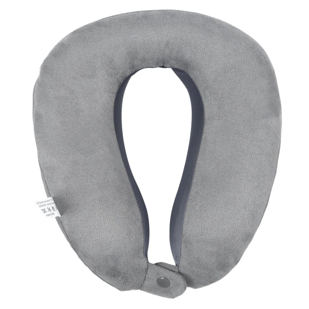 57406-3 FABRETTI Подушка дорожная 100% полиэстер (серый/26*28*12/полиэстер/FABRETTI)