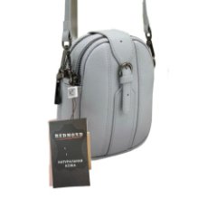 4113К Сумка женская натуральная кожа (L blue) (Голубой/14*19*6/натуральная кожа/Redmond)