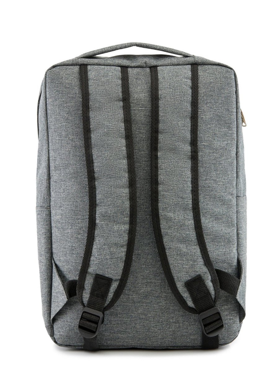 02-РМ/1 05 Рюкзак текстиль (серый)  (Серый/27*52*11/текстиль/S.Lavia)