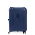 EN3520-24-8 Чемодан 4-х колесный 100% полипропилен FABRETTI  (Синий/47*68*29/полипропилен/M)