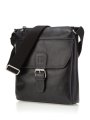 2857 Сумка мужская натуральная кожа (Черный/25*22*5/натуральная кожа)