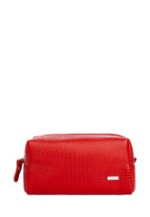 76896 Косметичка МИННА RED кожа варан алый (Красный/натуральная кожа/Esse)
