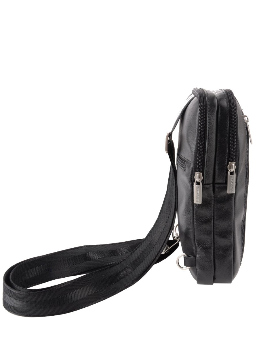 66483 Сумка АРЧИ BLACK кожа черный (Черный/17*26*5/натуральная кожа/R.Blake)