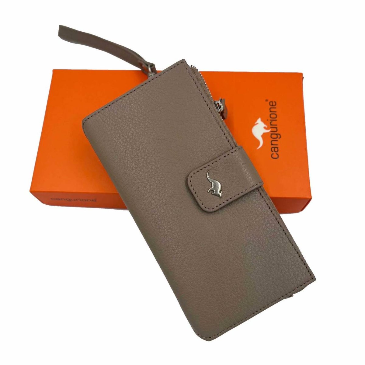 2244 Портмоне женское A/ SAND BEIGE 016 (Бежевый/18,5*9*3/натуральная кожа/CANGURIONE)