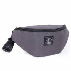 П17002 Сумка поясная Polar NEW серая текстиль (серый/25*12*8/полиэстер/0,1 кг/2 литра/Polar)