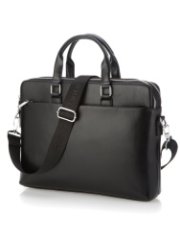 8028 Сумка мужская натуральная кожа (Черный/35*28*7/натуральная кожа/Redmond)