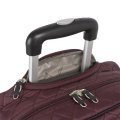 П7095 (бордовая) сумка вертикальная на колесах Стежка Ручная кладь (Бордовый/39*53*20/полиэстер)
