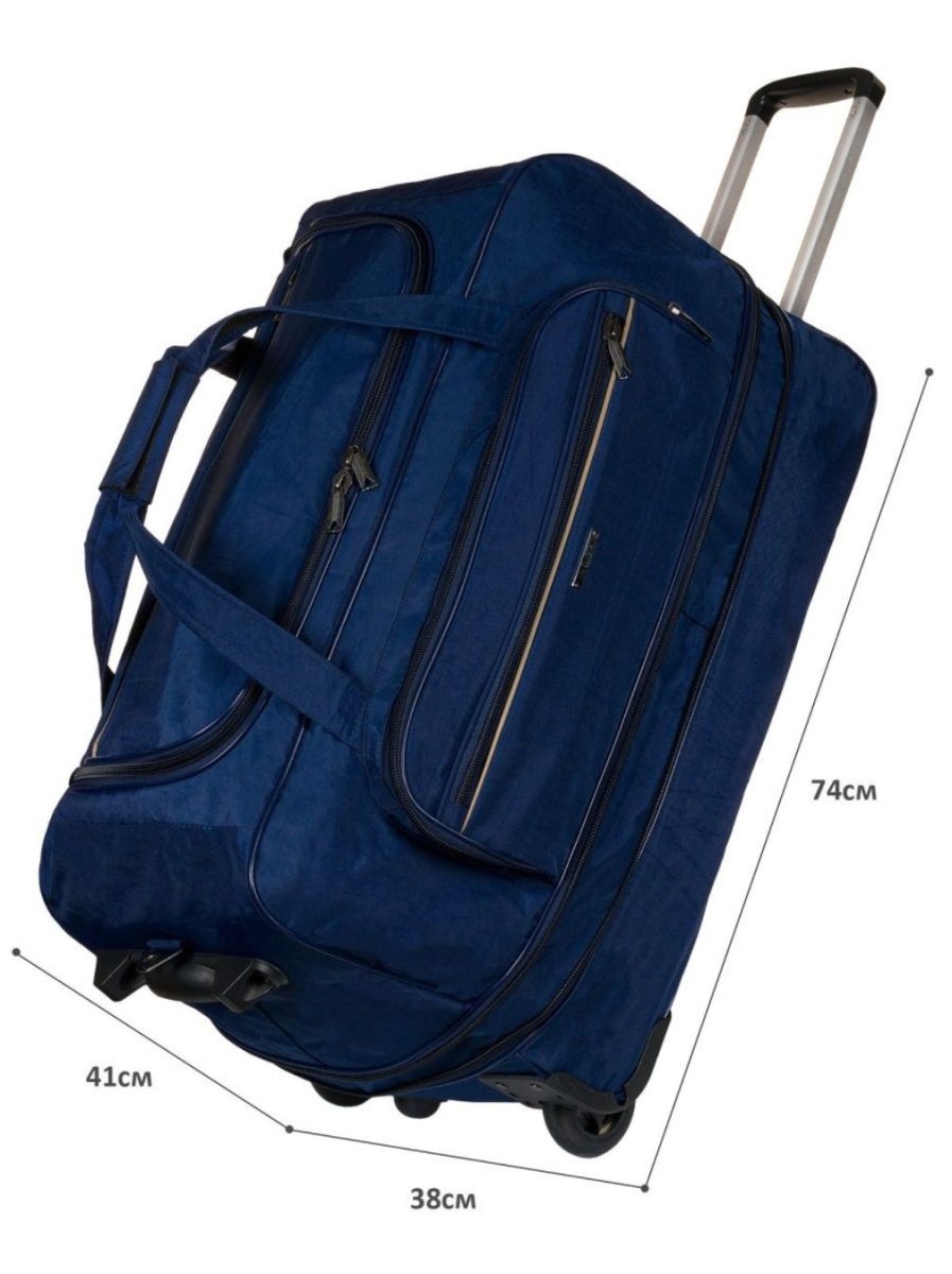 М-5801 Сумка на колесах St-wash синий (синий/74*38*36/полиэстер/NTL Continent)