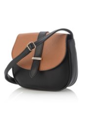 3286 Сумка женская черный/рыжий (Черный/рыжий/21*17,5*5/Экокожа/Redmond)