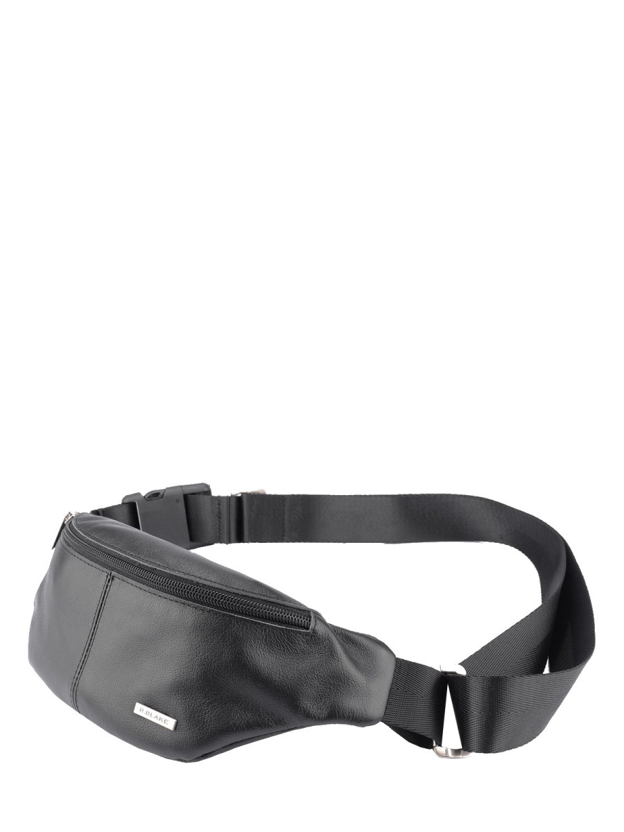 72806 Сумка поясная НИК BLACK кожа черный (Черный/23*11*5/натуральная кожа/R.Blake)