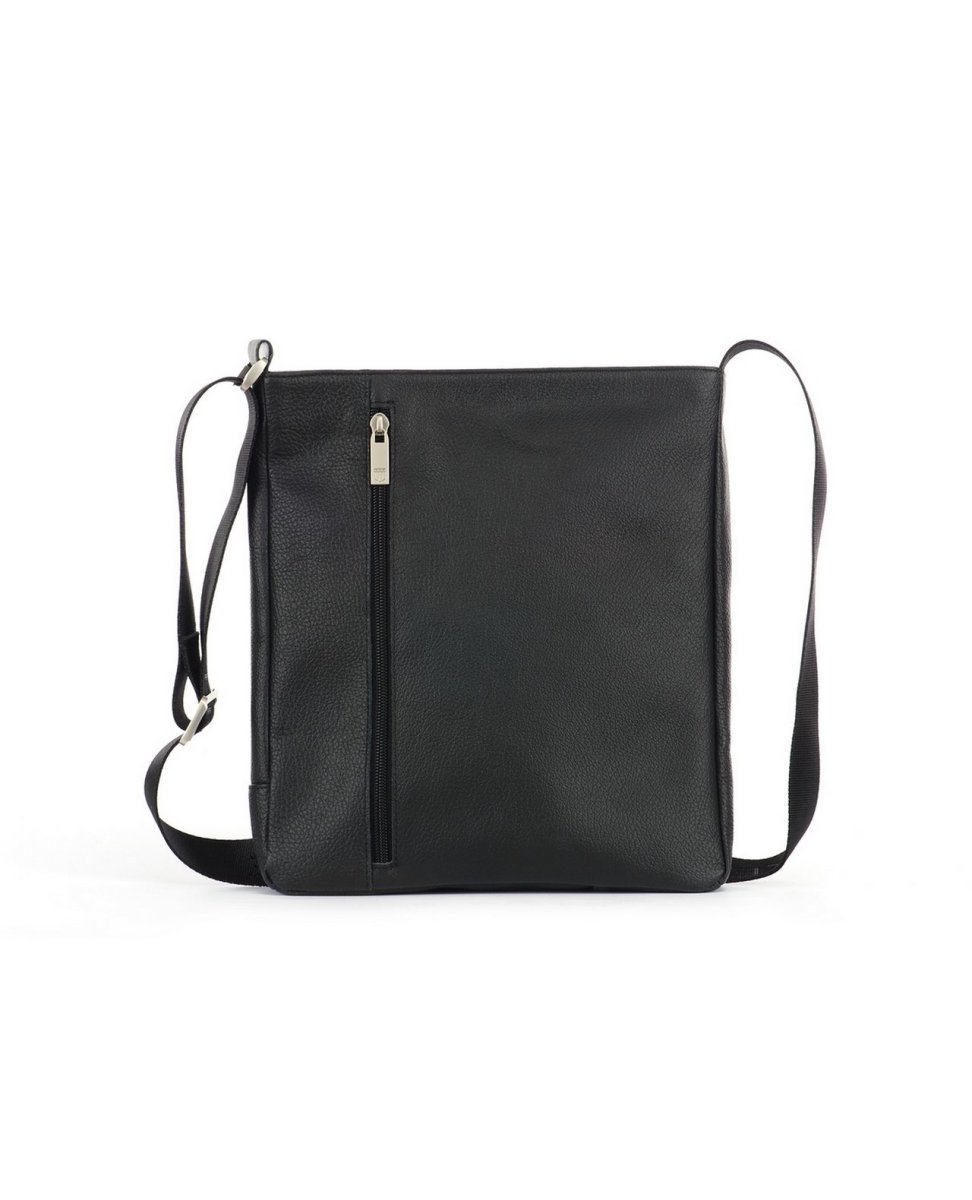 41576 Сумка TEODOR DEERSKIN кожа черный (Черный/24*28*4,5/натуральная кожа/R.Blake)