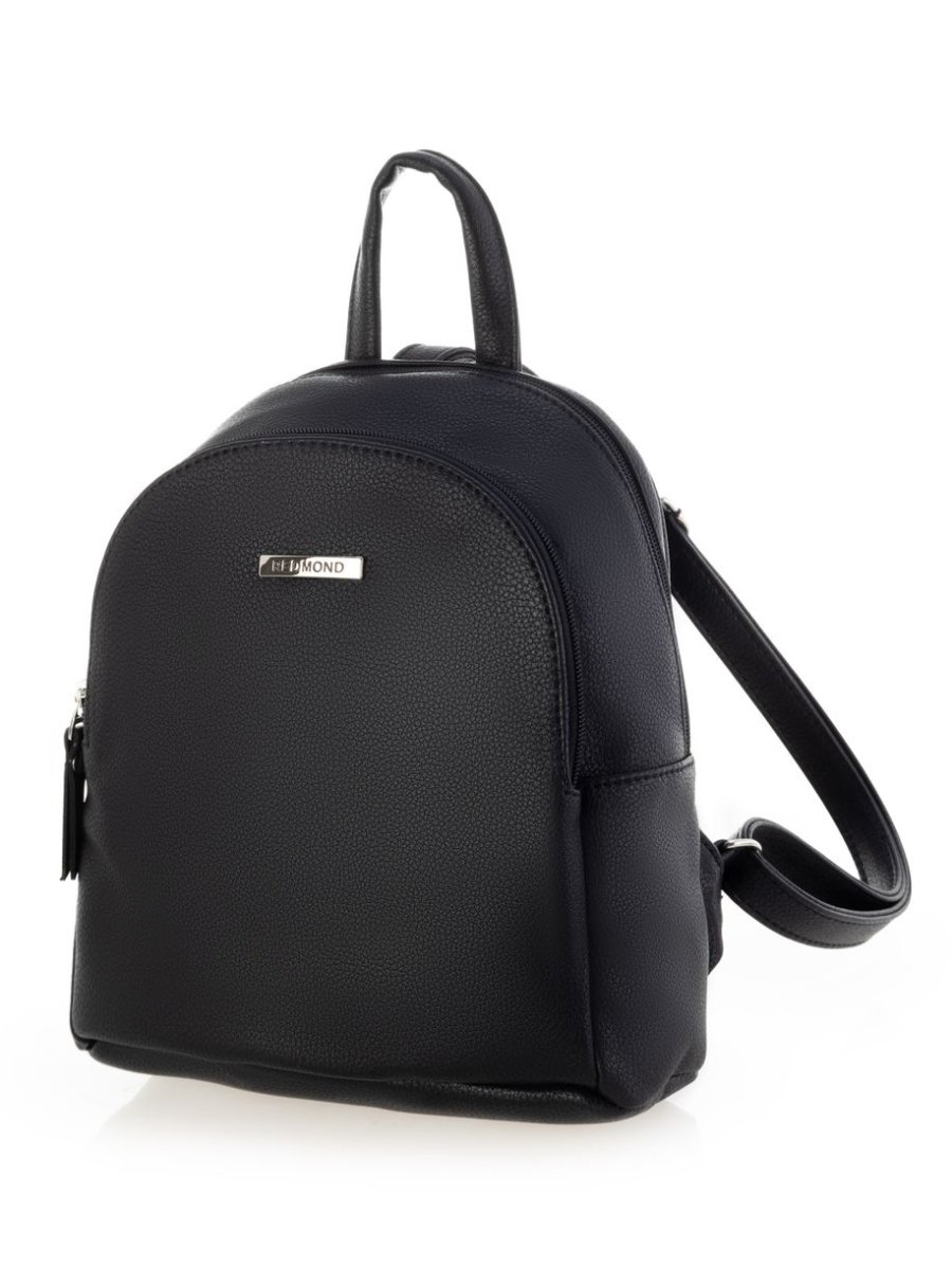 3693 Рюкзак женский (черный) (Черный/24*24,5*12/Экокожа/Redmond)