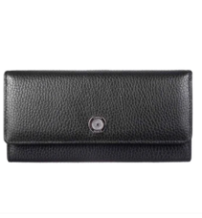 1146-45 Портмоне женское KARYA (Черный/19*10*3/натуральная кожа)