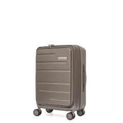 EN1030-20-13 FABRETTI Чемодан 4-х колесный 100% поликарбонат (бежевый тёмный/38*56*25/поликарбонат/S/FABRETTI)