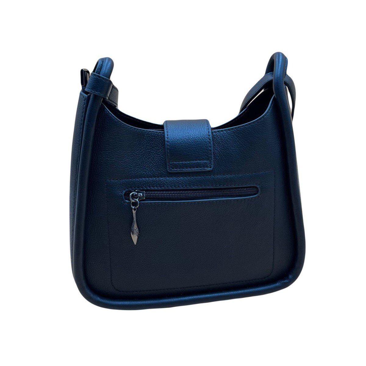 4106К Сумка женская натуральная кожа (black) (черный/25*20*10/натуральная кожа/Redmond)