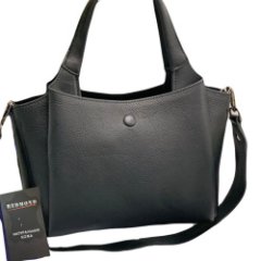 8802К Сумка женская натуральная кожа (black) (Черный/25*18*10/натуральная кожа/Redmond)