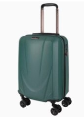 04D-014-424 Чемодан 4-х колесный (Зелёный/47*69*31/35/поликарбонат/M/3,7 кг/80 литров)