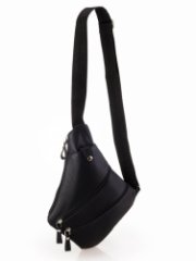 3663 Сумка-рюкзак на одной лямке (черный) (Черный/23*32*1,5/Экокожа/Redmond)