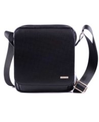 48213 Сумка ROGER SPORT кожа перфорированная черный (Черный/19*22*4/натуральная кожа/R.Blake)