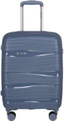 PP-801 Чемодан серый S (Серый/33*48*20/полипропилен/S/2,7 кг/Across)