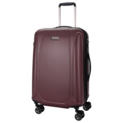 07E-030-424 Чемодан 4-х колесный (Бордовый/43*66*27/32/полипропилен/M/3,6 кг/63 литра/Eberhart)