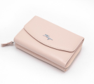 1192-027 Портмоне натуральная кожа KARYA (Розовый/14*10,5*4/натуральная кожа)