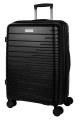 44S-009-424 Чемодан 4-х колесный (Черный/44*66,5*26/полипропилен/M/3,4 кг/68 литров/Eberhart)