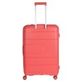 EN9520-28-44 Чемодан 4-х колесный 100% полипропилен FABRETTI  (Коралловый/51*77*31/полипропилен/L/FABRETTI)