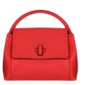 389К Сумка женская натуральная кожа (red) (Красный/натуральная кожа)