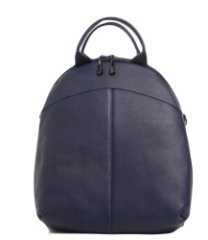847К Сумка-рюкзак женская натуральная кожа синий (Синий/натуральная кожа/Redmond)
