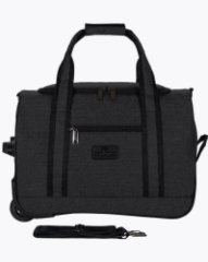 М-612 Сумка на колесах катионик черный (черный/40*28*26/катионик/NTL Continent)