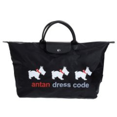 175 Сумка дорожная (Променад/черный) (Черный/44*30*22/текстиль/ANTAN)