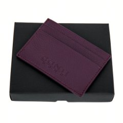 7348 violet Картхолдер Conti UOMO (фиолетовый/10*7*0,3/натуральная кожа/Conti Uomo)