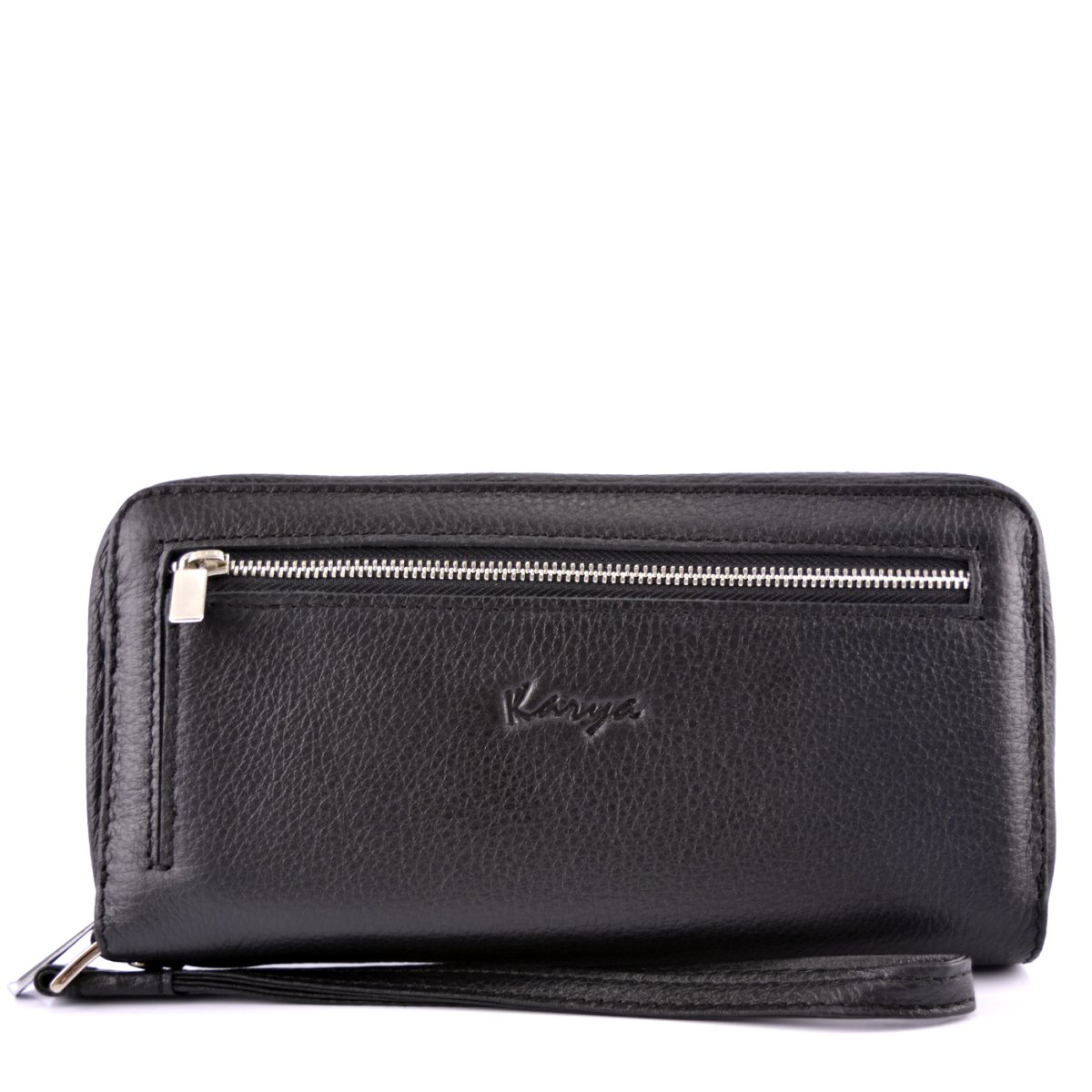 0670-45 Сумка мужская натуральная кожа KARYA (Черный/23*13*5/натуральная кожа)