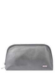 66080 Косметичка ПРЕТТИ GREY кожа флотер серебро (Серебро/натуральная кожа/Esse)