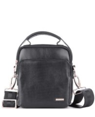 49035 Сумка FELIX MINI SPORT кожа перфорированная черный (Черный/15*19*5/натуральная кожа/R.Blake)