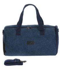 М-710 Сумка спортивная брезент синий (Синий/43*25*25/брезент/NTL Continent)