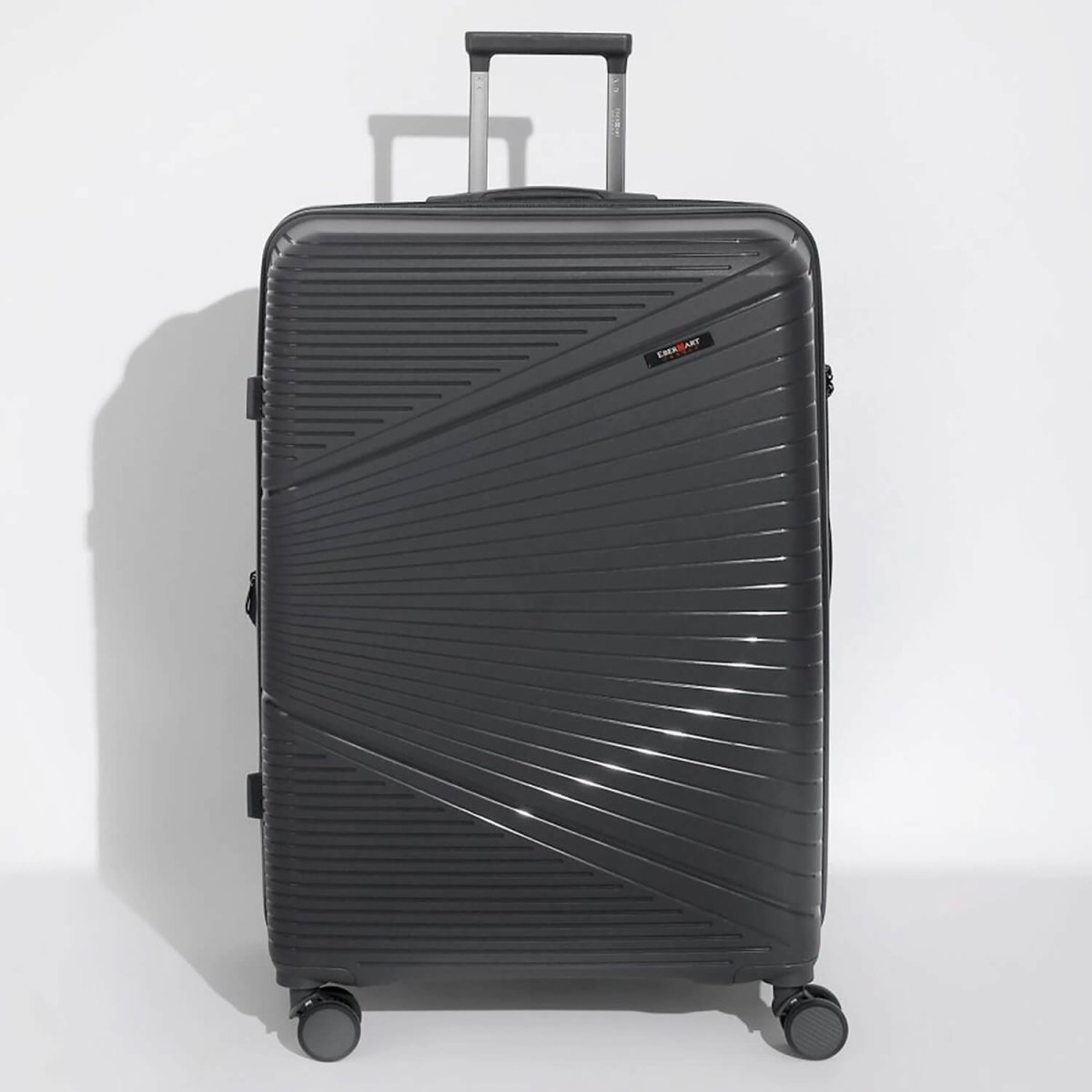 49M-008-424 Чемодан 4-х колесный (серый/44*69*29/полипропилен/M/4,0 кг/75 литров/Eberhart)