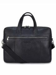 2877 СУМКА НАТУРАЛЬНАЯ КОЖА (Черный/натуральная кожа/Redmond)