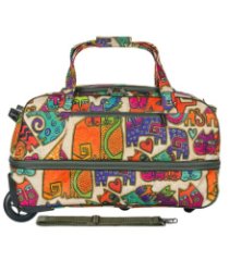 М-198 Сумка на колесах дизайн (кошки бежевый) (Бежевый/54*32*32/полиэстер/NTL Continent)