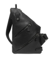 6015-45 Сумка на одной лямке KARYA (Черный/19*29*2/натуральная кожа)