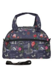 М-1023 Сумка спортивная дизайн париж (Бежевый/37*26*20/полиэстер/NTL Continent)