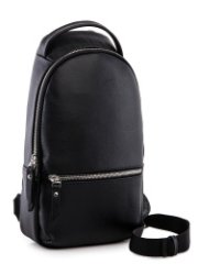 0092 10 01 Сумка мужская натуральная кожа (чёрный) (Черный/натуральная кожа/S.Lavia)