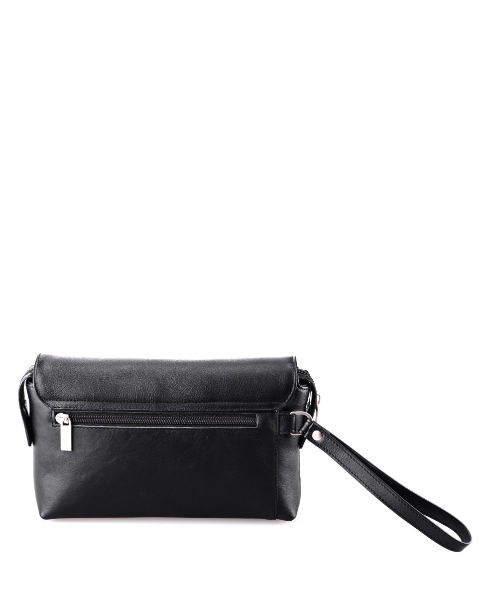 53127 Сумка-клатч LEWIS BLACK кожа черный (Черный/22*13*5/натуральная кожа/R.Blake)