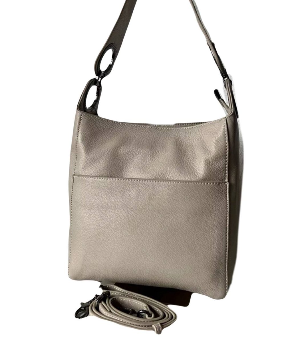 648К Сумка женская натуральная кожа (milk) (Бежевый/26*26*11/натуральная кожа/Redmond)