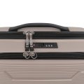 AT1010-20-12 FABRETTI Чемодан 4-х колесный 100% полипропилен (бежевый тёмный/39*55*21/полипропилен/S/FABRETTI)