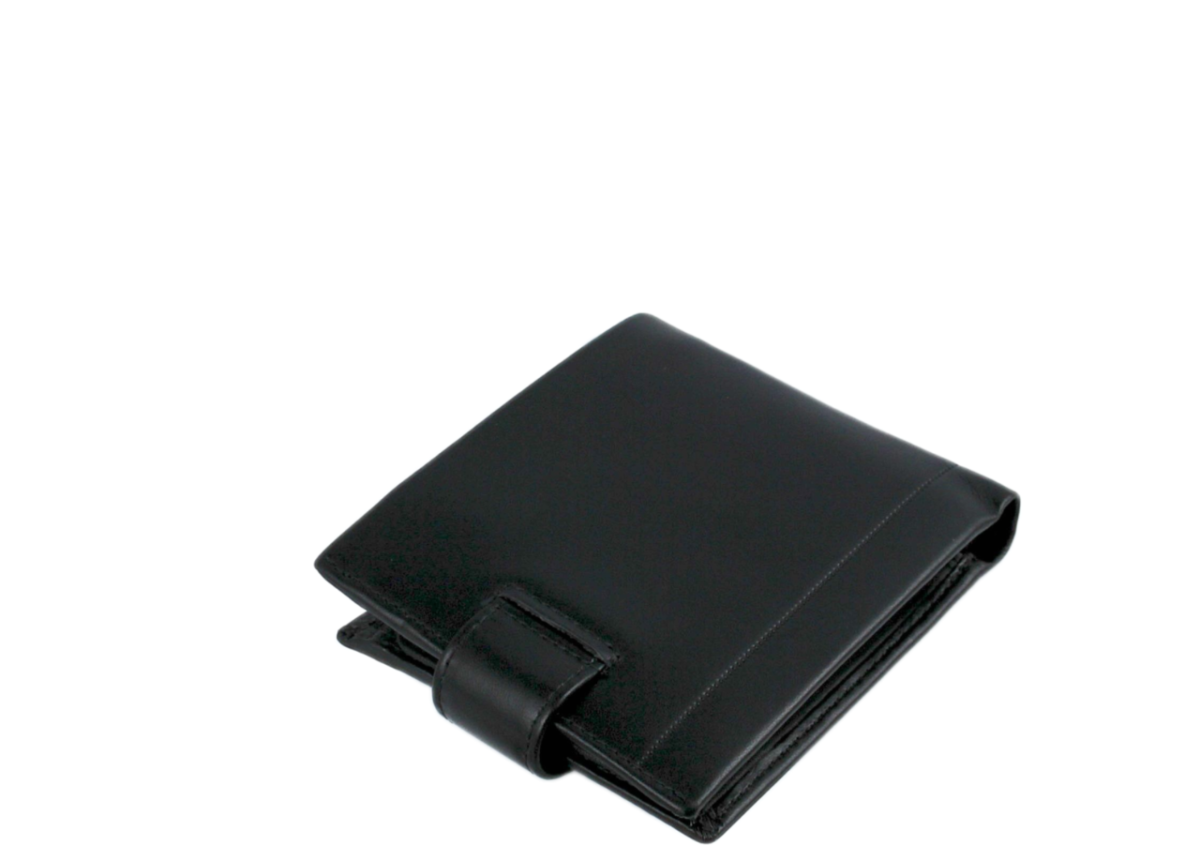 XP135-02A Портмоне (чёрный) (Черный/12*9*1,5/натуральная кожа/Redmond)