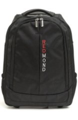 01 Рюкзак на колёсах ткань (чёрный) (черный/32*47*16/текстиль/Redmond)